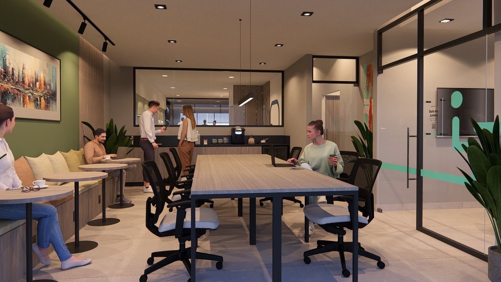 Espacio de cowork residencial