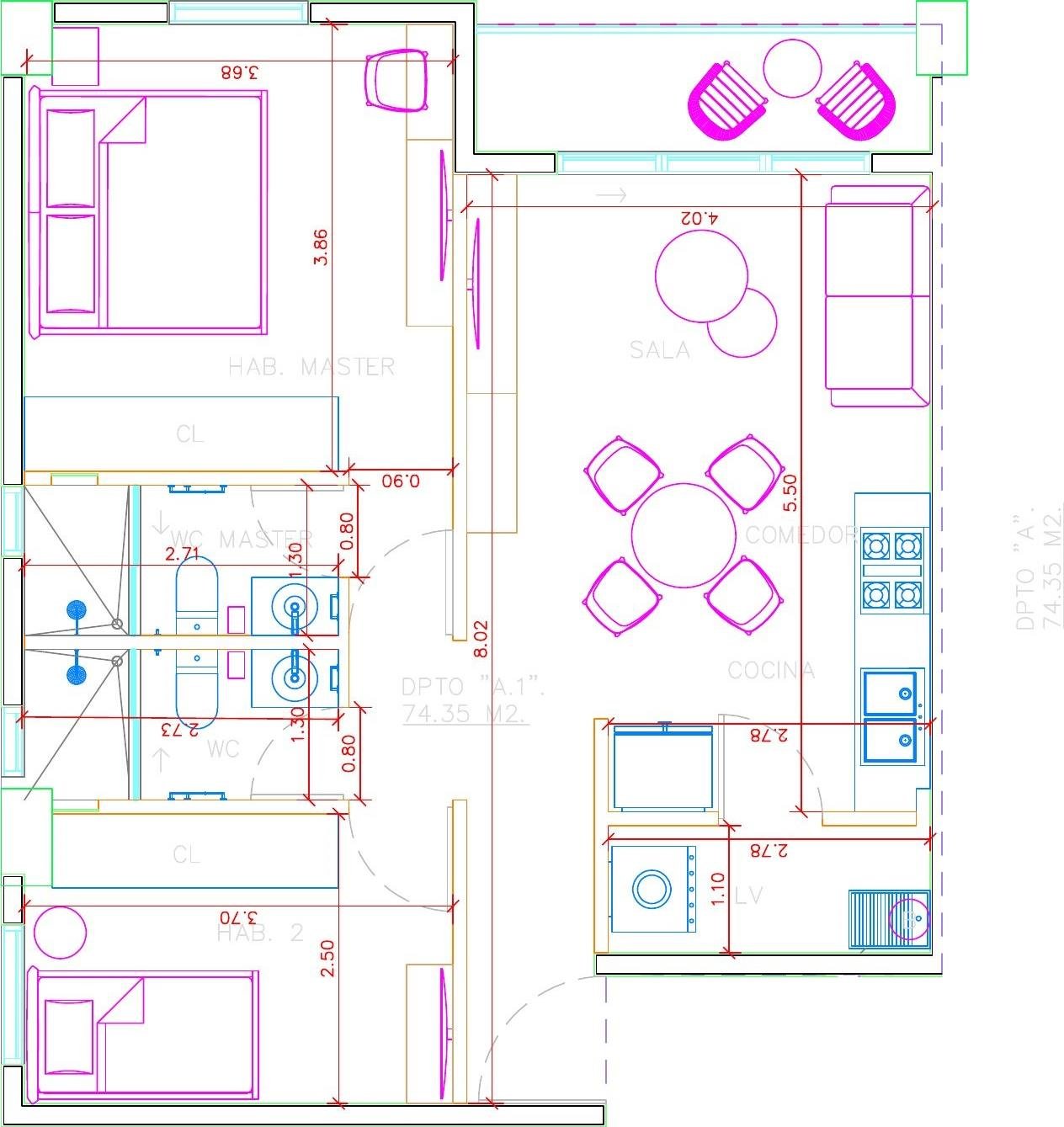 Plano de la tipología seleccionada